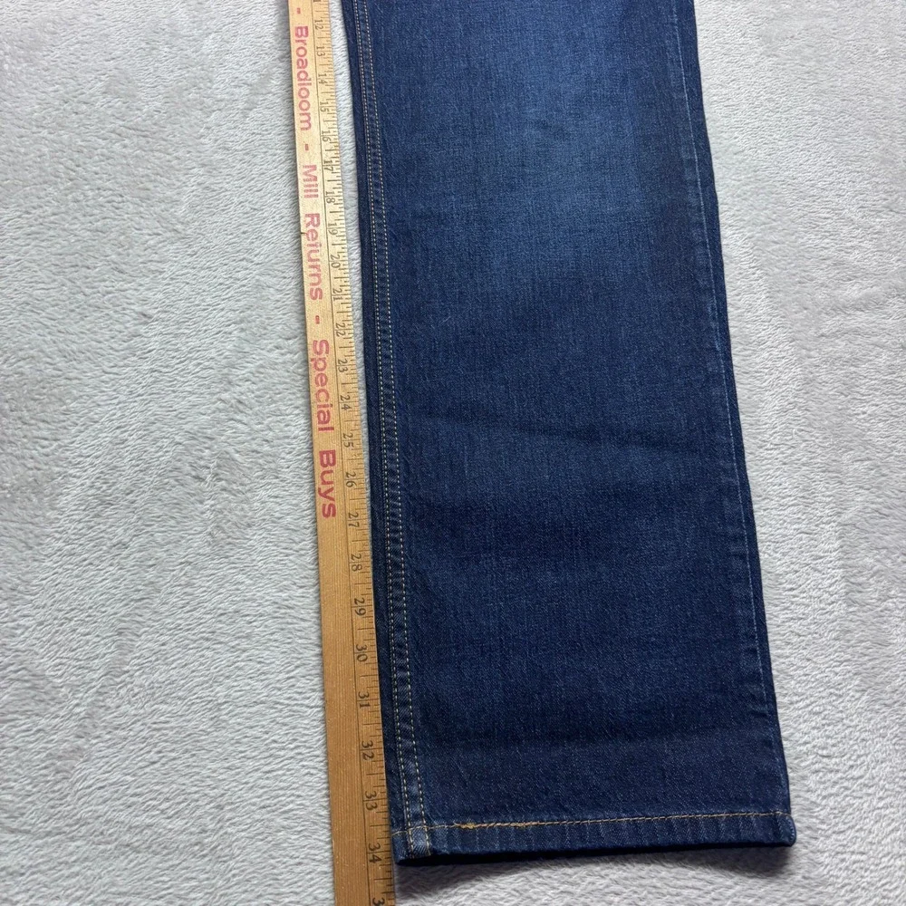NWT Levis 550 Relaxed Fit Tapered Leg Jeans Mens 35x34 Dark Wash Stretch Denim